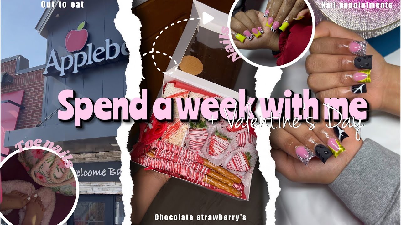 Spend a week w/ me +Valentine’s Day 🌺| treat making | Highschool basketball game , shopping etc!
