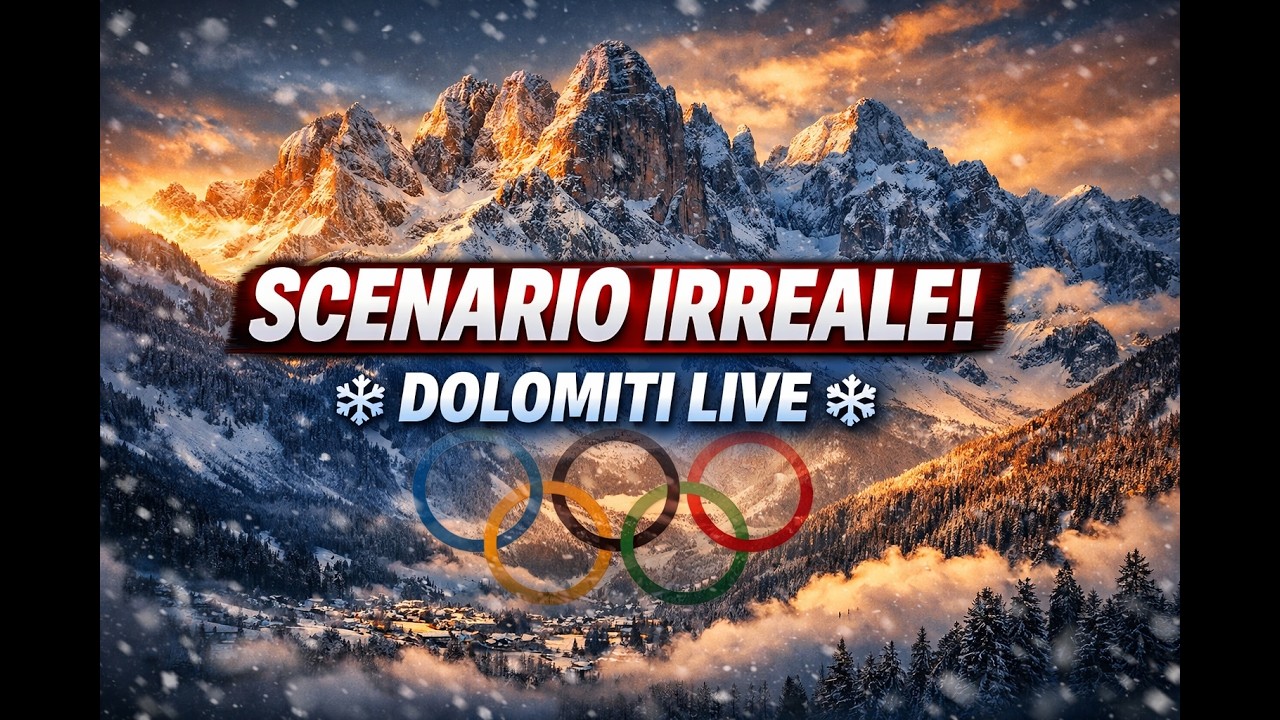 DOLOMITI LIVE 🌍🔥 Scenario INCREDIBILE in Diretta!
