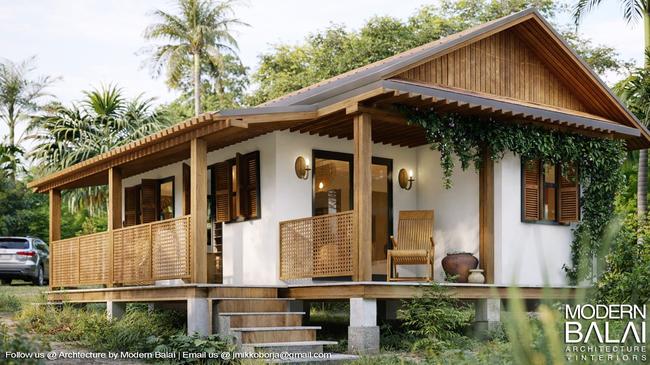 MODERN BAHAY-KUBO SMALL HOUSE DESIGN 5X7 | MODERN BALAI