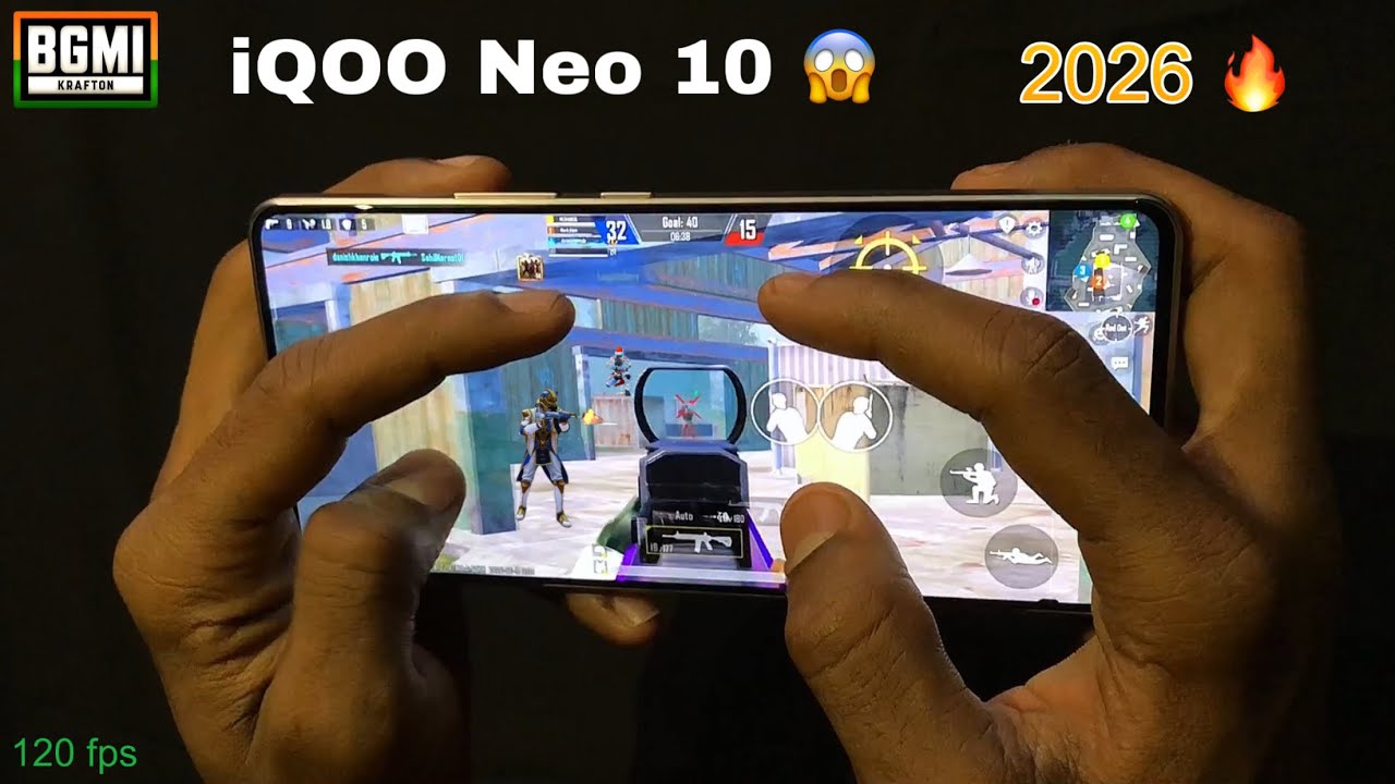 iQOO Neo 10 Bgmi Performance In 2026 full gyro 120fps Test 