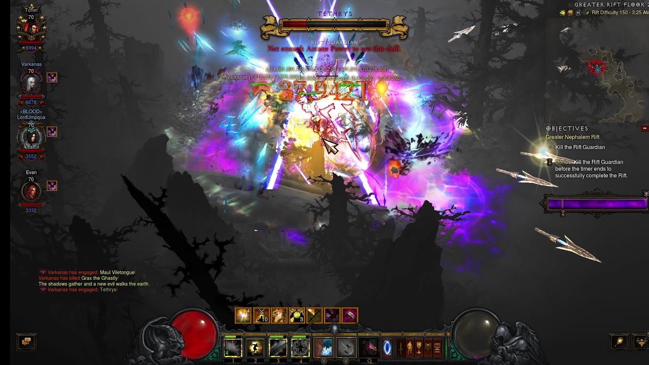 Diablo 3 | Season 32 | GR150 Runs | Wiz & ZB POVs