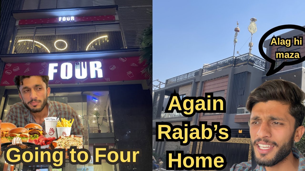 Again Rajab’s home😍also visit four restaurant😘