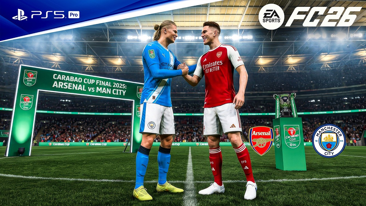 FC 26 - Man City vs. Arsenal - Carabao Cup Final 25/26 Full Match | PS5™ Pro [4K60]