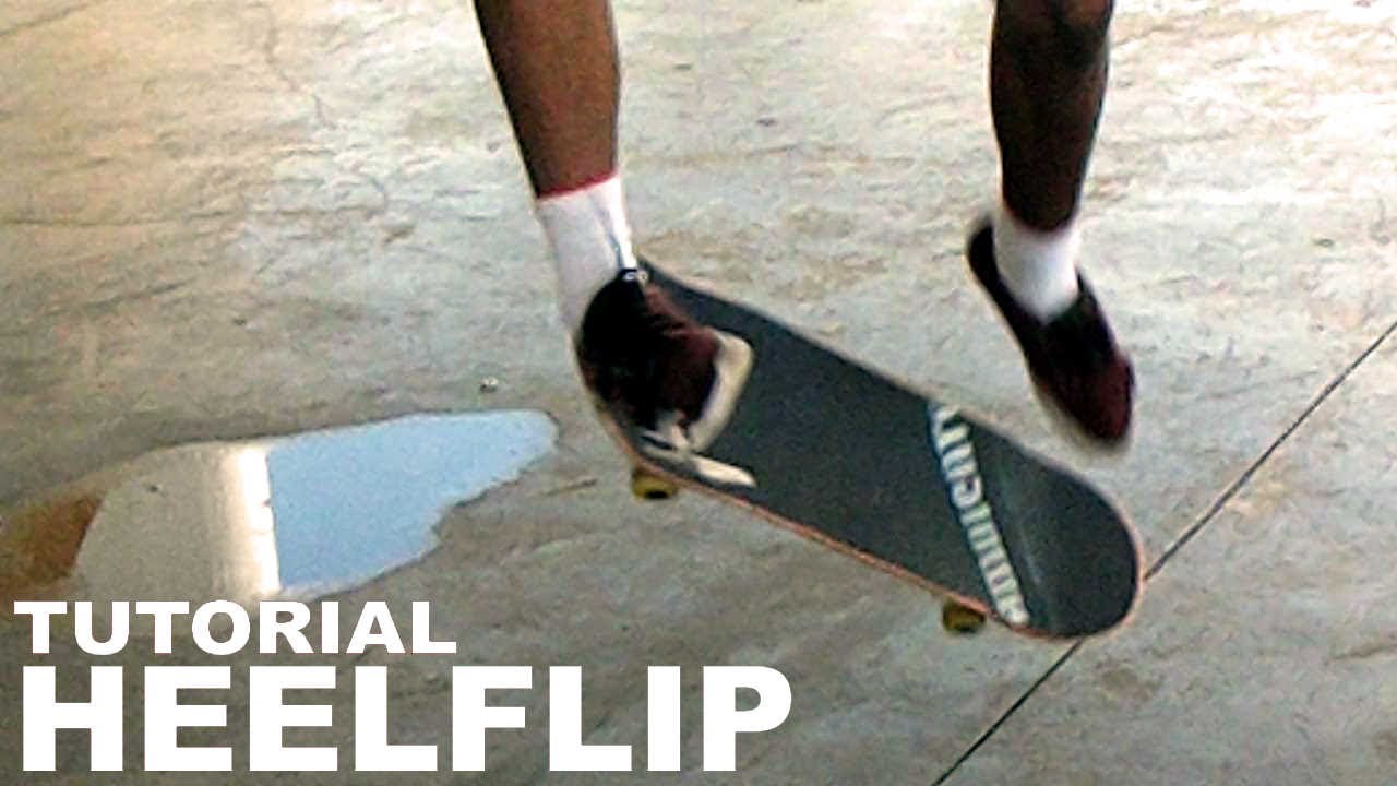 Heelflip Tutorial (English sub)