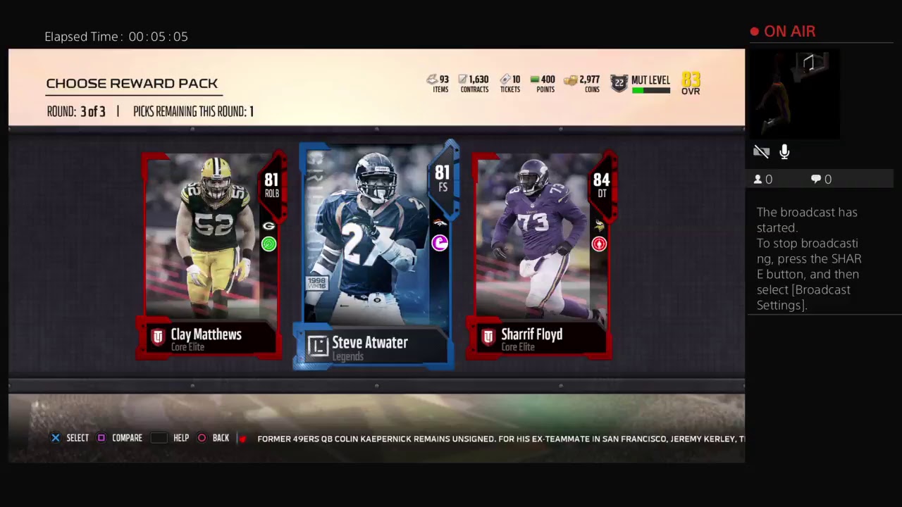 Four Legends Fantasy Pack Opening MUT 18