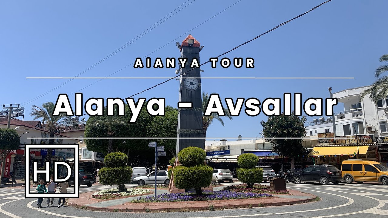 Alanya To  Avsallar & Walking to Avsallar (Live in Alanya With Me) 🌲🌳🌴🥩🍗🍖🍵☕🍩🍦🍻🥂🍺