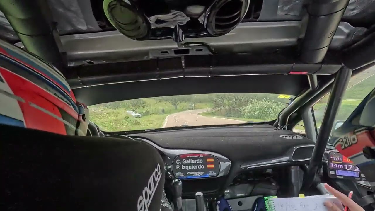 Test Culebrin 1 febrero 2025. Carlos Gallardo - Paco Izquierdo Ford Fiesta Rally4