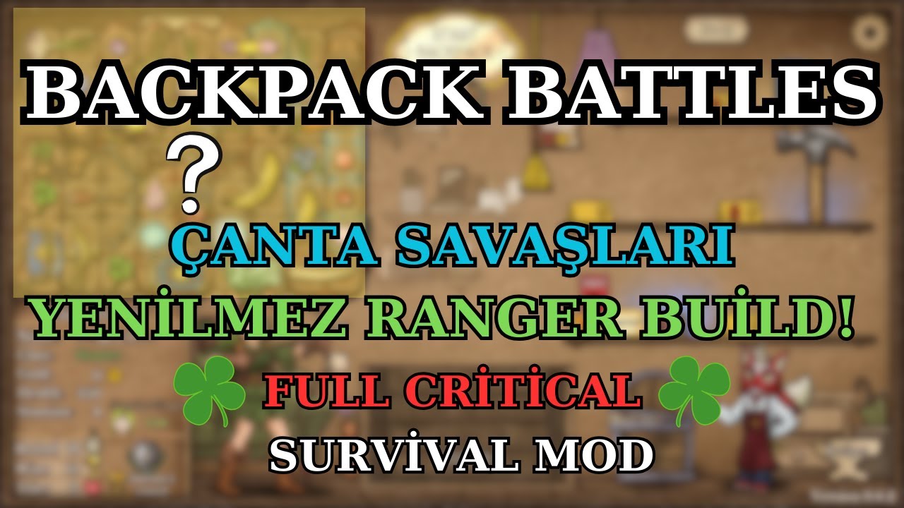 ÇANTA SAVAŞLARI | YENİLMEZ PERFECT RANGER BUİLD | BACKPACK BATTLES TÜRKÇE #backpackbattles