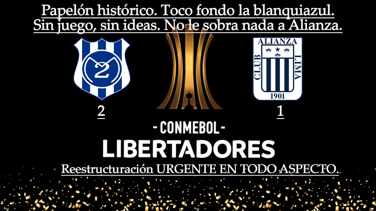 Chau Libertadores. Alianza no pudo y empato a 1 con 2 de mayo. Crisis absoluta en Alianza Lima.