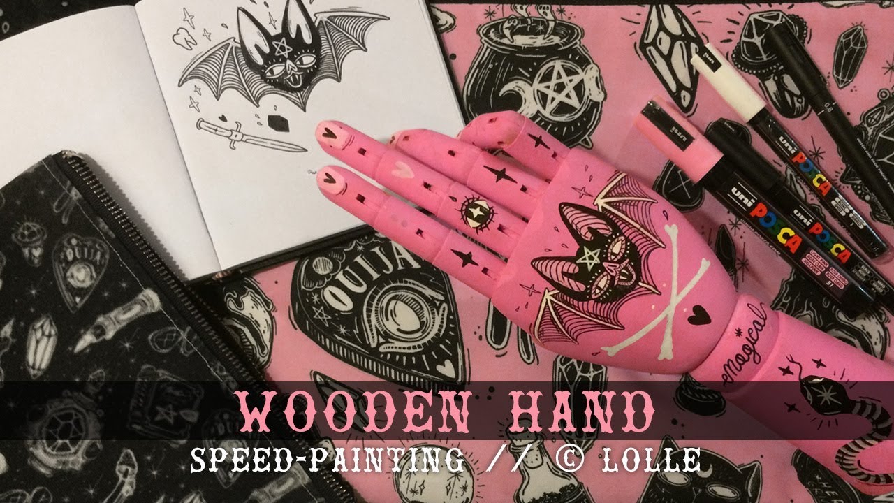WOODEN HAND // speed-painting video