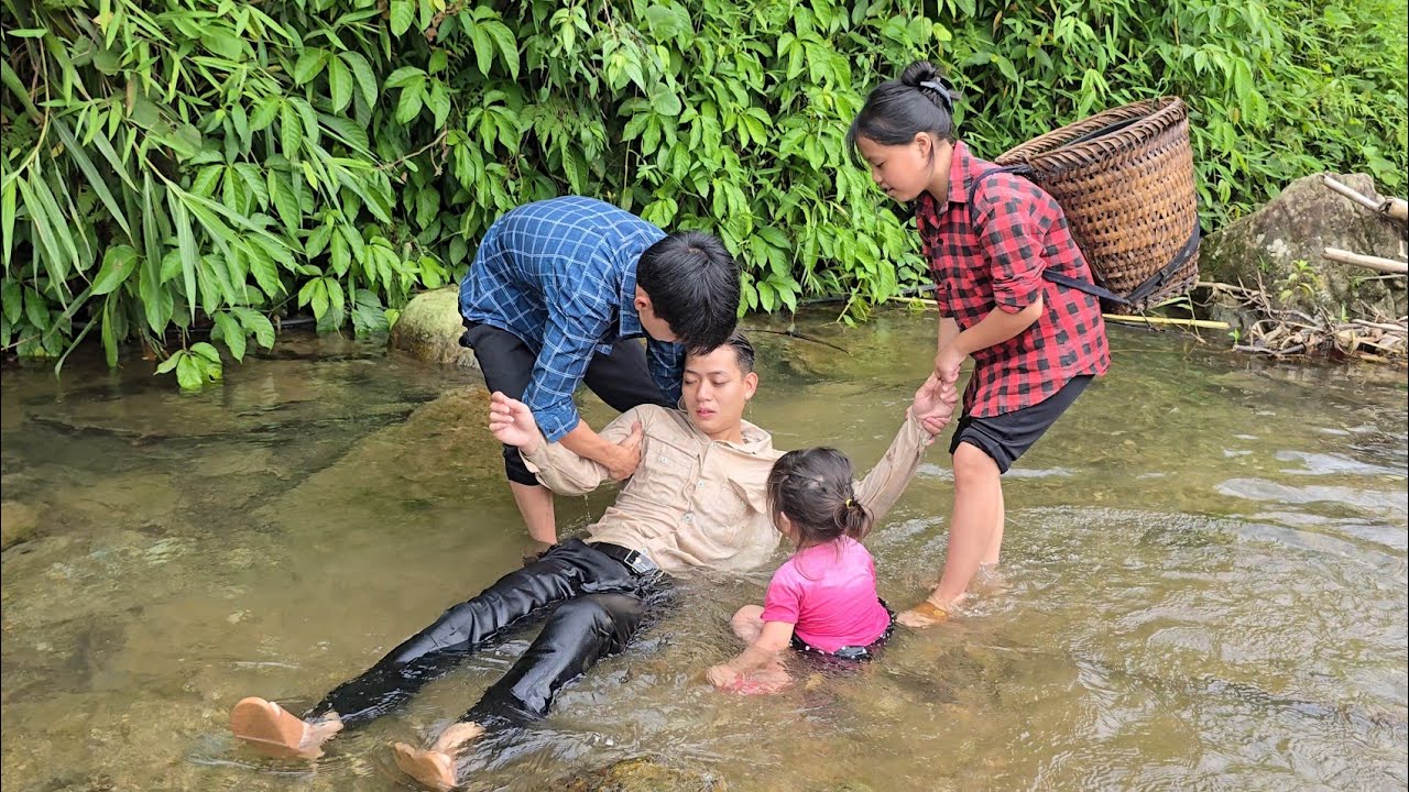 Unexpected encounter, two brothers save a man and a child from drowning-Cook a meal for the victims