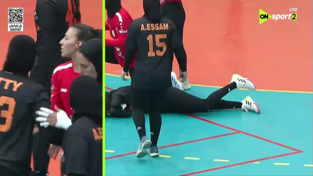 مباراة الأهلي والشمس في نهائي كأس السوبر المصري لكرة اليد - سيدات