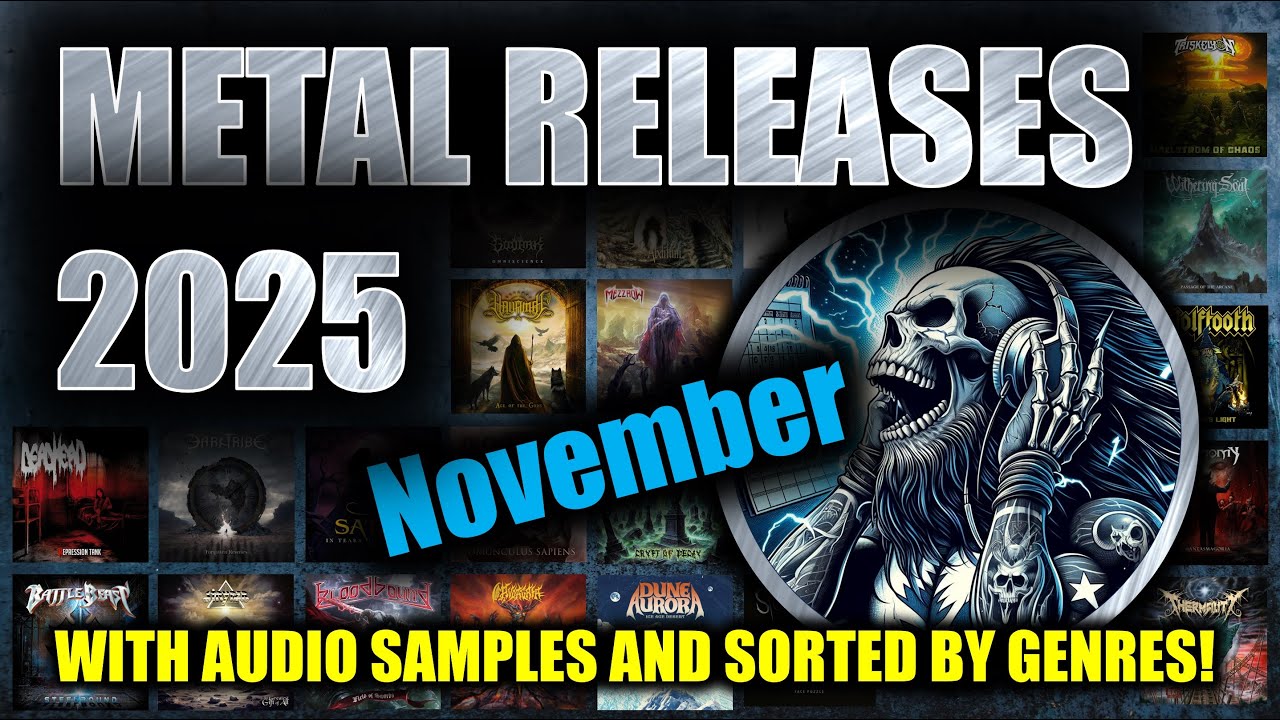 New Metal Albums November 2025 - Preview of Upcoming Metal releases November 2025! #newmetal