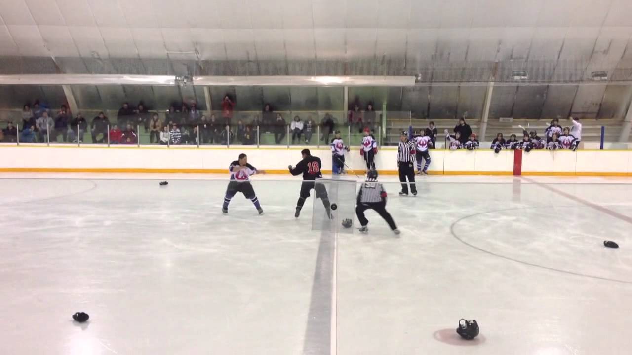 Cote Alliance hockey fight