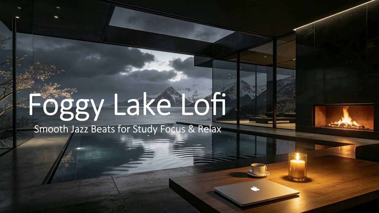 Foggy Lake Lofi  Smooth Jazz Beats for Study  Focus  Relax
