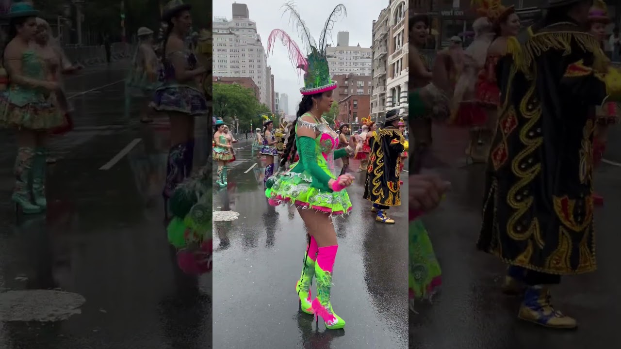 Most Beautiful Morenada  🇧🇴 Bolivian Dancer at New York Dance Parade 2023 #shorts