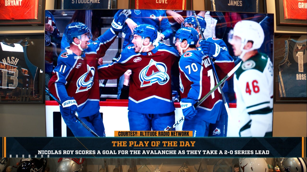 Play Of The Day: Nicolas Roy Scores Goal For The Avalanche As They Take A 2-0 Series Lead | 5/6/26
