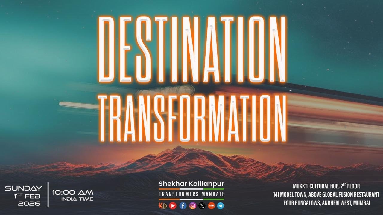 DESTINATION TRANSFORMATION | SUNDAY SERVICE | JOIN US FOR WORD & WORSHIP | Sunday 1st February 2026