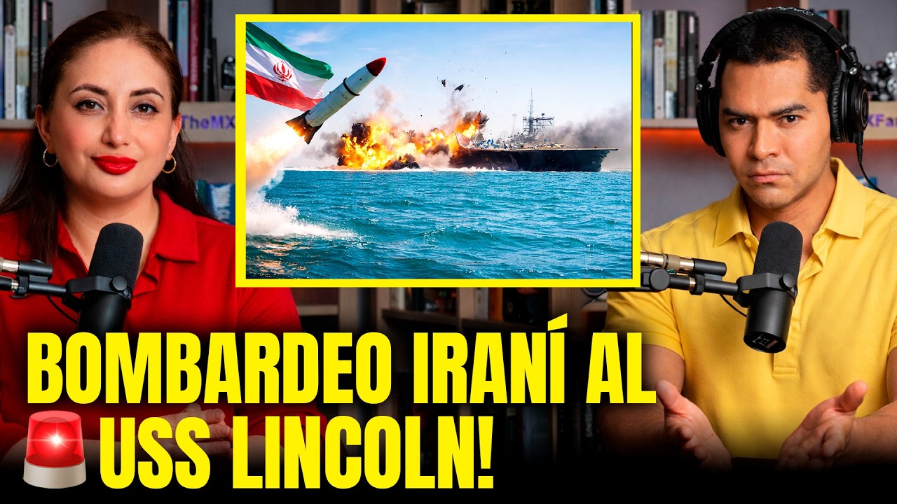 IRÁN LANZA MISILES BALÍSTICOS contra el USS ABRAHAM LINCOLN 🔴 Programa Completo MAR 01