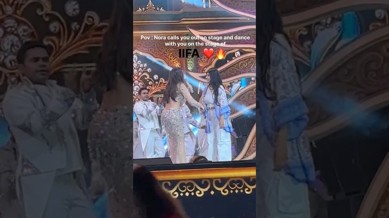 Dancing with Nora Fatehi on the stage of IIFA ❤️🔥 #dancewithnora #iifaawards2025 #iifa #norafatehi
