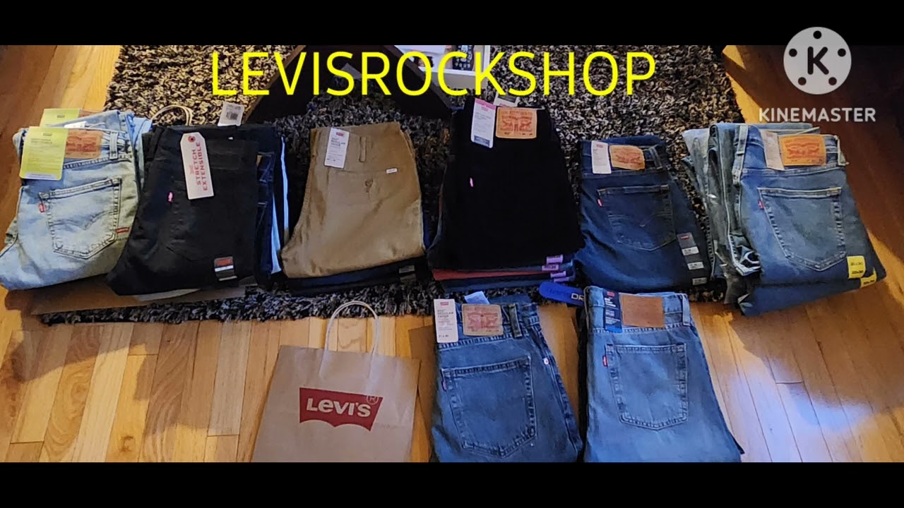 LEVI'S ASSORTED. 501 502 505 511 541...LEVISROCKSHOP. 8/15/2023