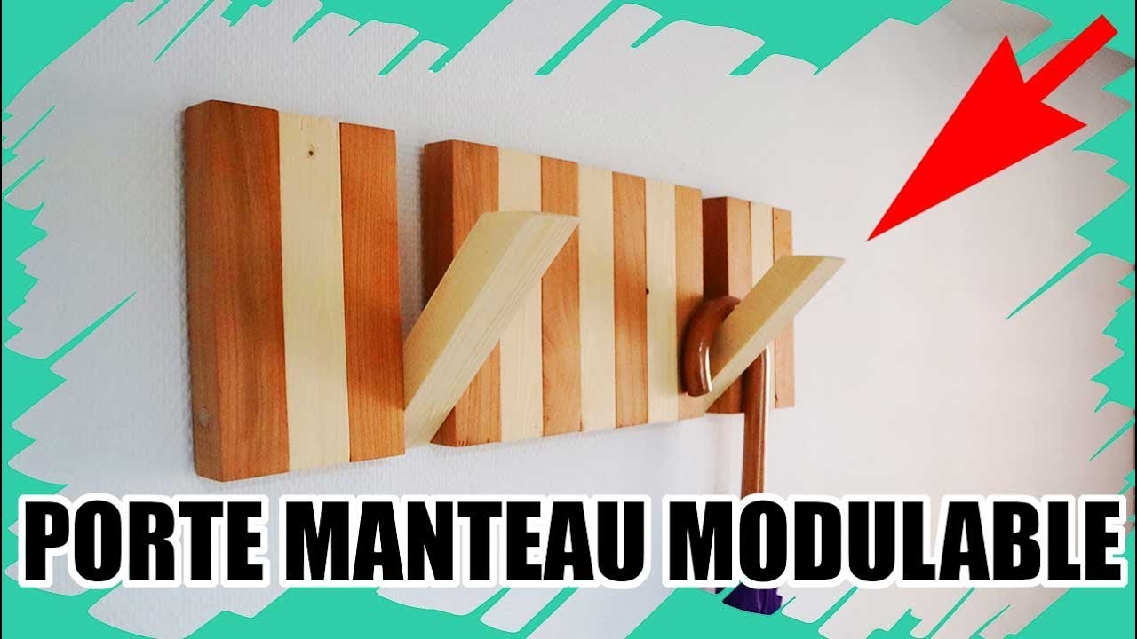 COMMENT FAIRE UN PORTE MANTEAU DESIGN EN BOIS