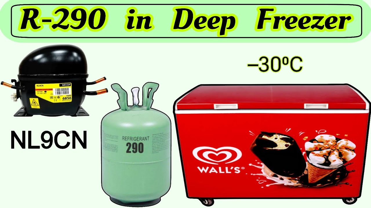 R-290 in Deep Freezer || Compressor full Details