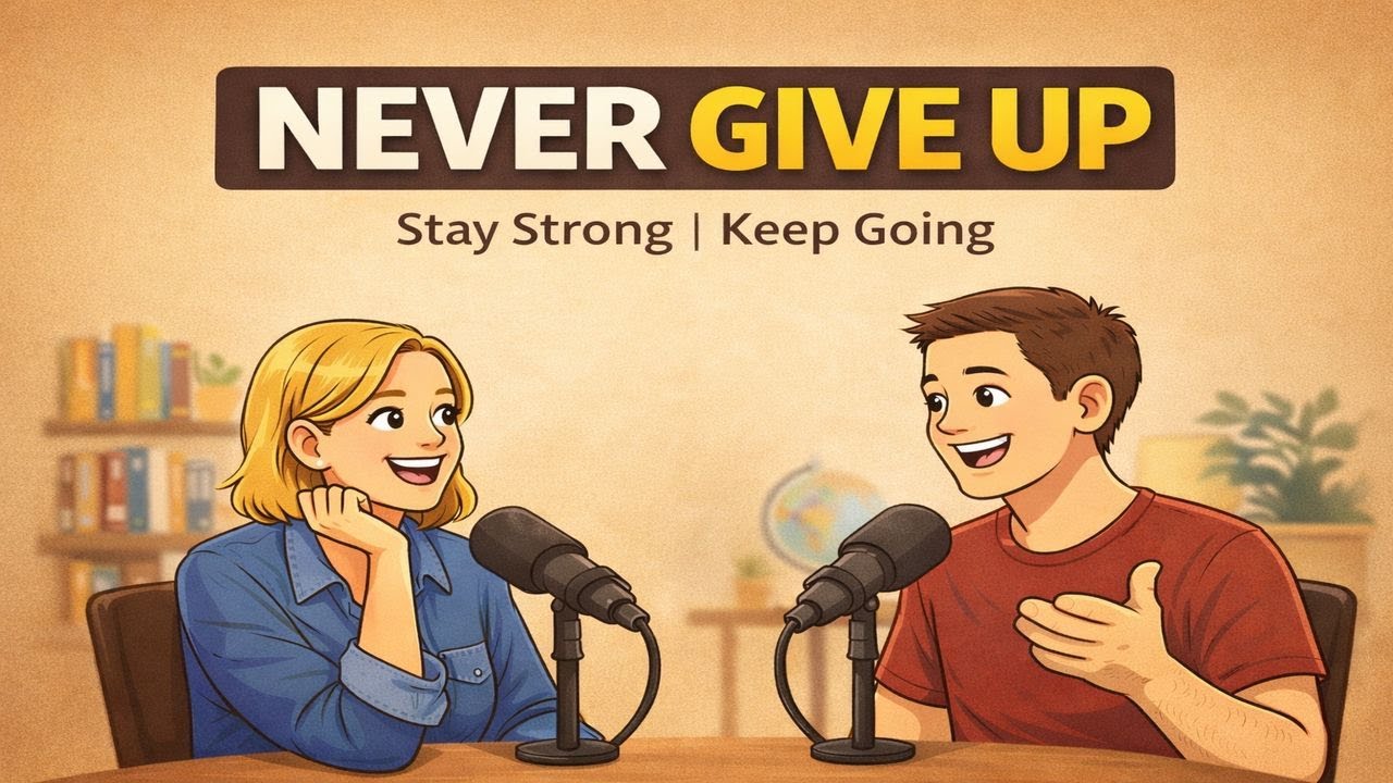 Never Give Up | Stay Strong When Life Gets Hard | Motivational English Podcast.
