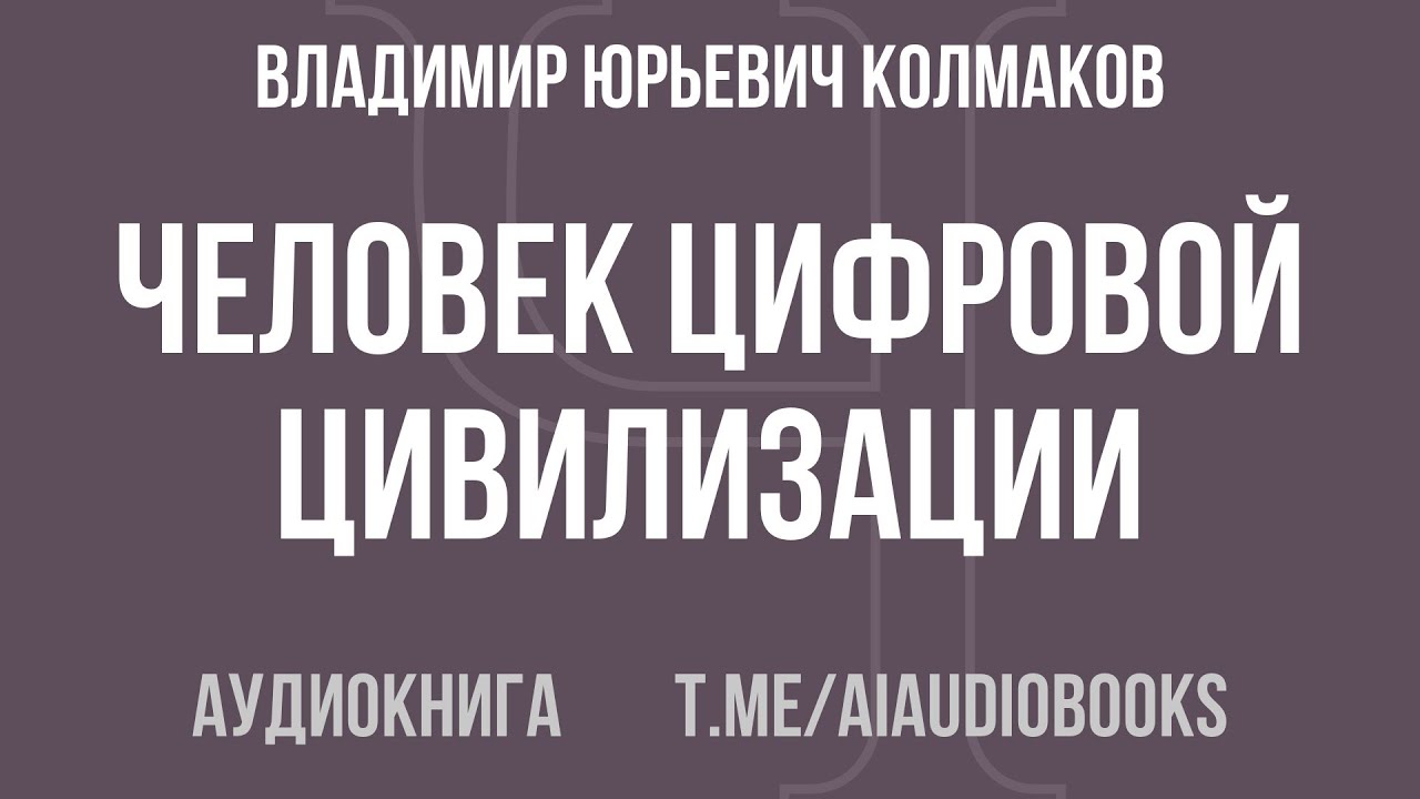 Владимир Юрьевич Колмаков - Человек цифровой цивилизации | Аудиокнига