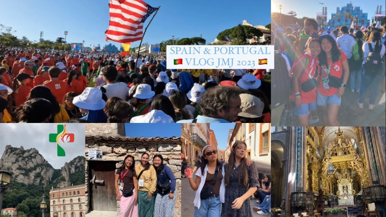 SPAIN & PORTUGAL VLOG | Feat  World Youth Day JMJ 2023