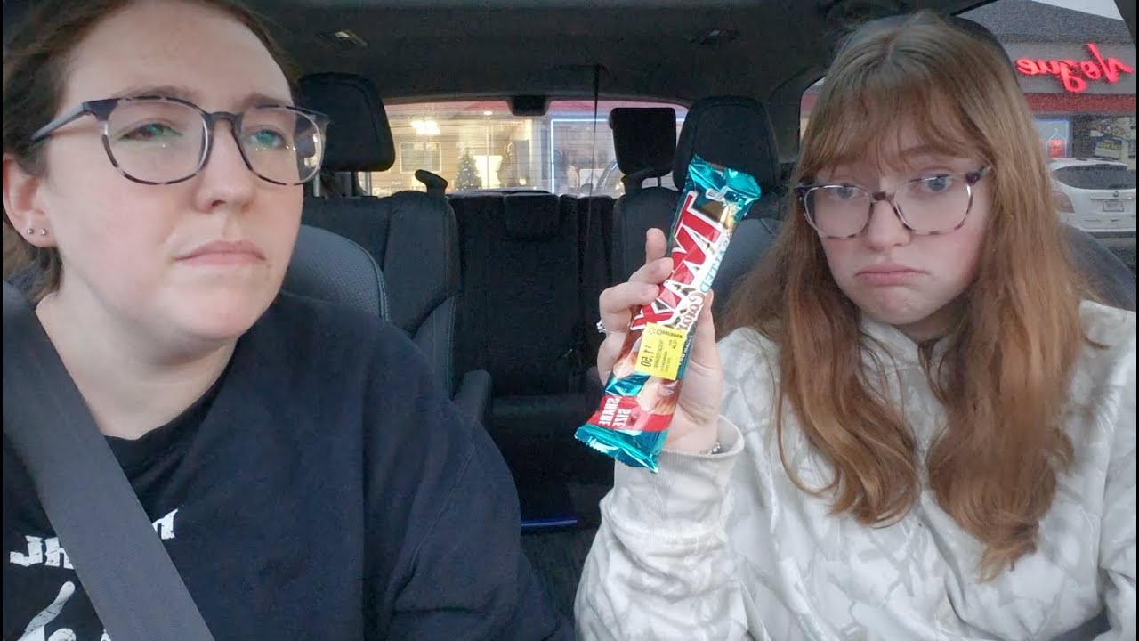 Trying Salted Caramel Twix