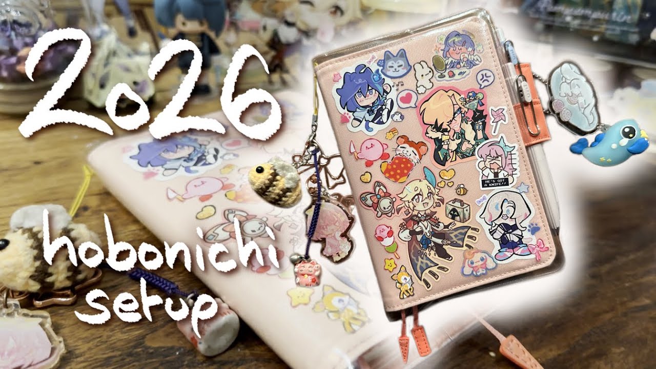 my 2026 hobonichi setup ^^ ⟡