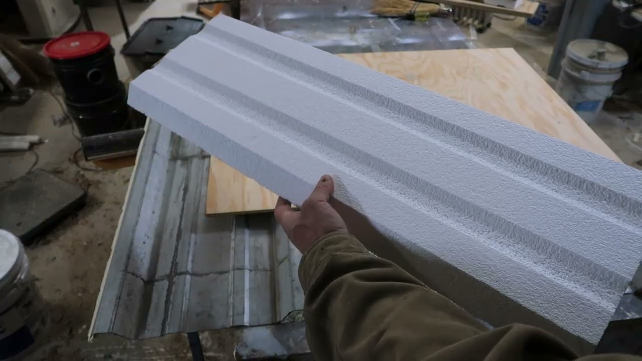 Haslet Products - EPS Filler Solutions for Metal Buildings with Ridges