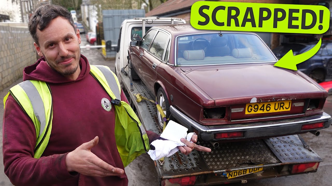 Can’t Believe Somebody Scrapped This Jaguar XJ40 Sovereign 1989/1990!