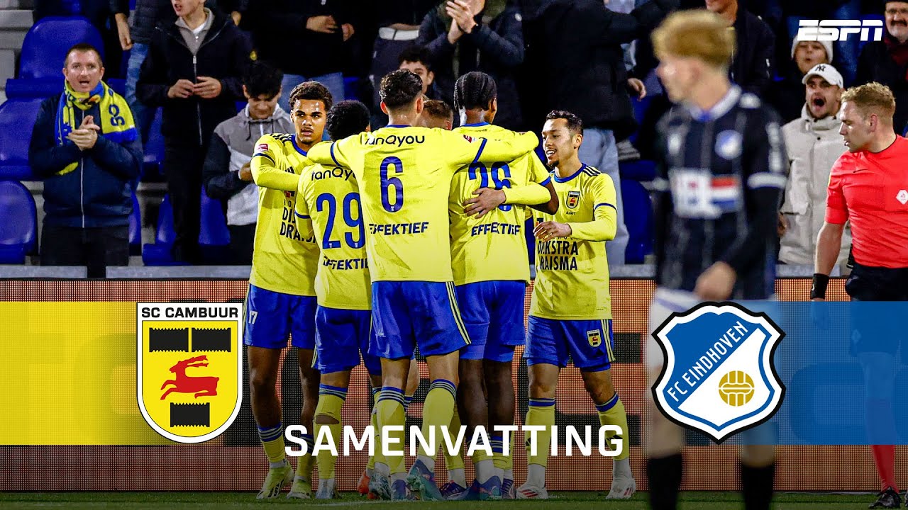 REMCO BALK zet CAMBUUR vroeg op voorsprong IN EIGEN HUIS 💥  | Samenvatting SC Cambuur - FC Eindhoven