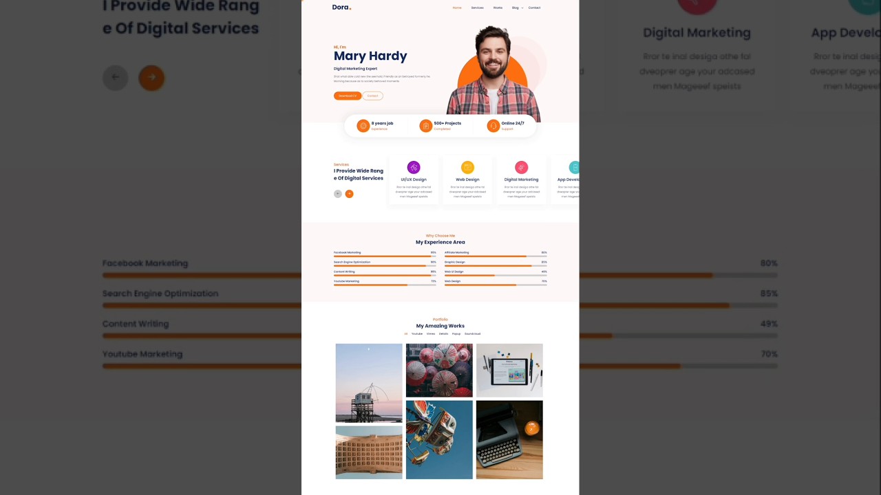 The BEST Personal Portfolio WordPress Theme