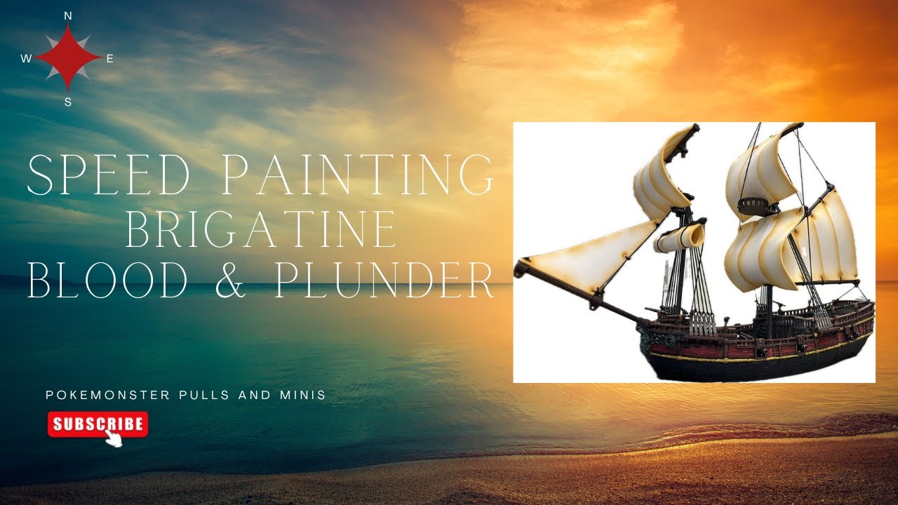 Speed Painting Brig for Blood and Plunder