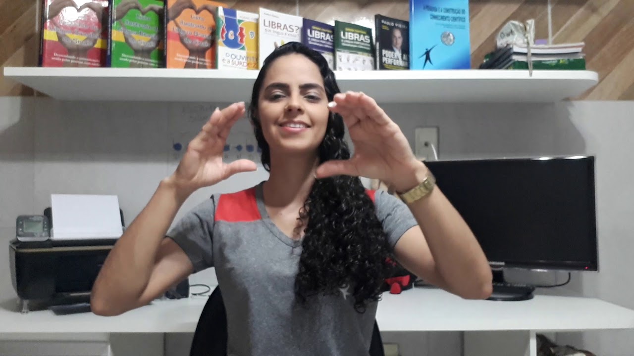 (4 de 4) - 10 verbos em Libras iniciados com a letra C (caçar, calcular, cair,  casar e etc.)