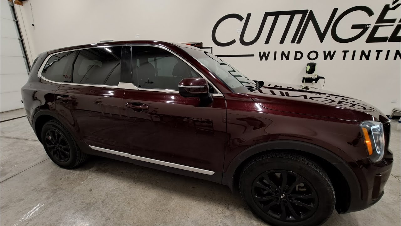 Kia Telluride, how to tint the 2 front doors.