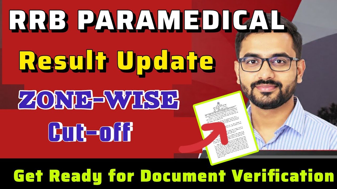 RRB Paramedical 2026 📢 Result Update 🎯 Zonewise Expected Cutoff 🔴 Nursing Superintendent ✅ Cut-off