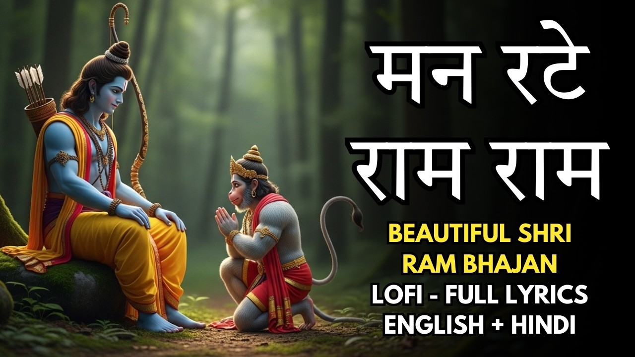 Man Rate Ram Ram | मन रटे राम राम | Beautiful Shri Ram Bhajan | Bhakti Song