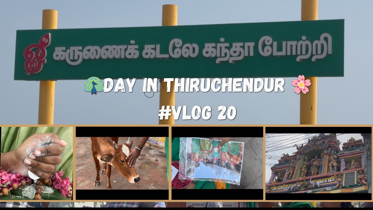 ✨Tiruchendur Murugan Kovil - A full day divine experience ✨