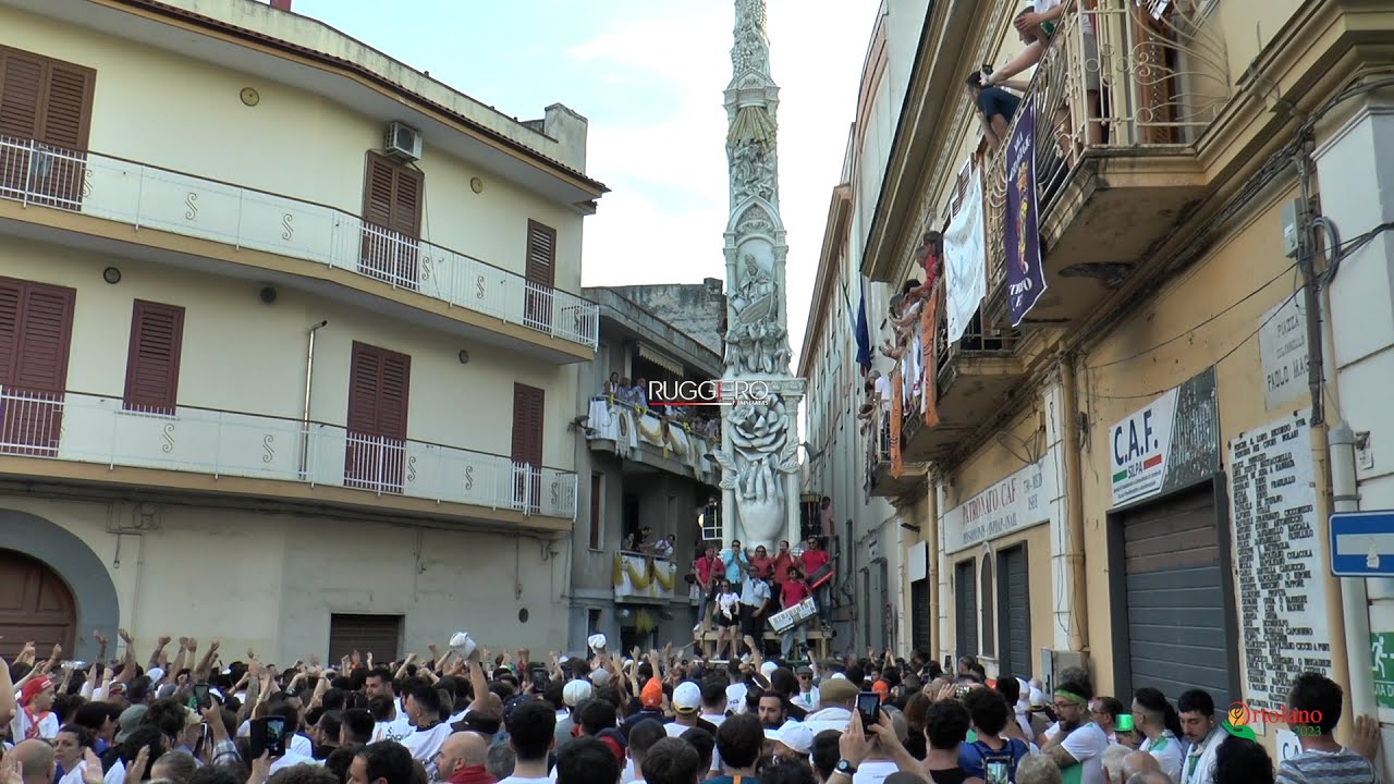 FESTA DEI GIGLI NOLA - VICO MONACELLE ORTOLANO 2023 - FAM. CESARANO - PARANZA POLLICINO