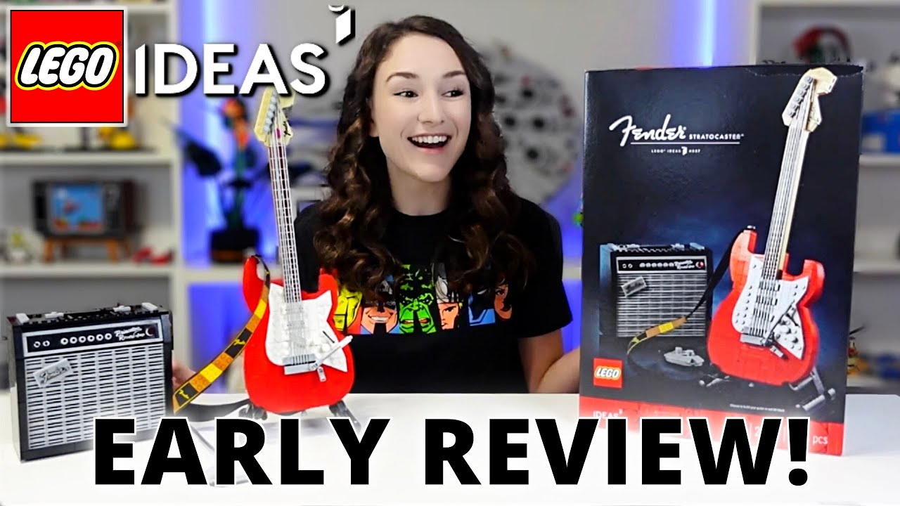 LEGO Ideas Fender Stratocaster Guitar EARLY REVIEW!