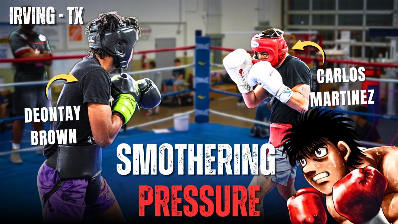 END IT! VICIOUS Amateur Boxer SWARMS Strong Opponent In Sparring!