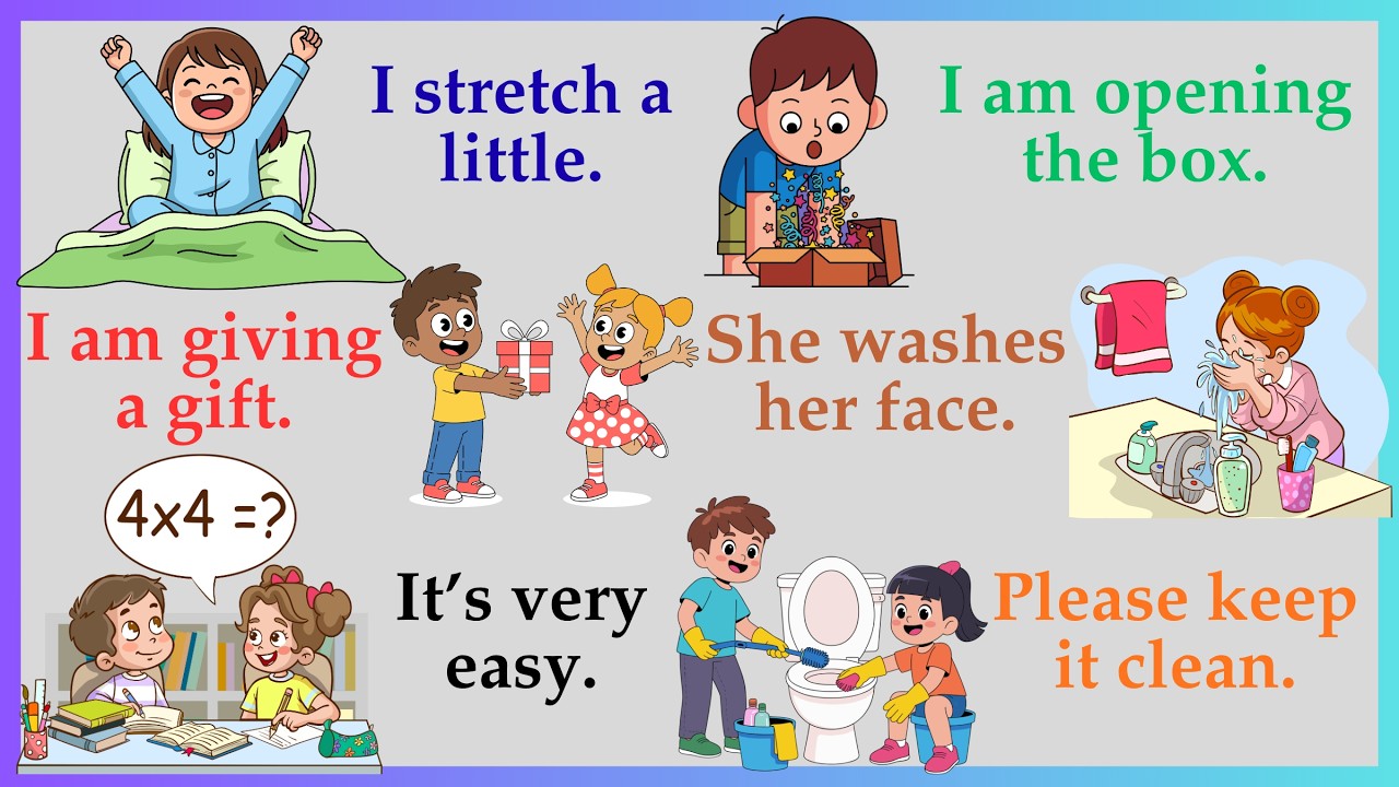 Improve English for Kids / Spoken English for kids / Daily Use English Sentences / Learn English