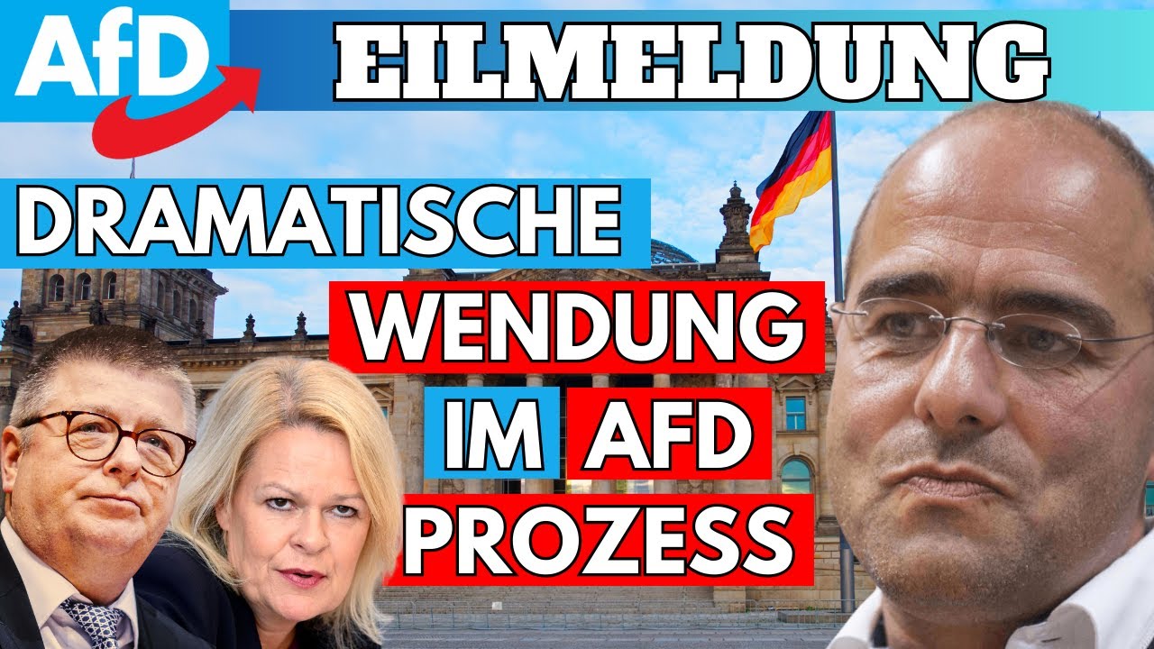 🚨 EILMELDUNG 🚨 AfD im Visier: Insiderdetails aus dem Prozess! Aktuelle Entwicklungen! Boehringer AfD