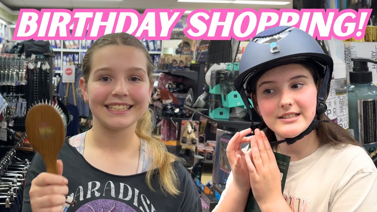 ШОПИНГ НА ДЕНЬ РОЖДЕНИЯ В МАГАЗИНЕ TACK SHOP с моим лучшим другом-конником