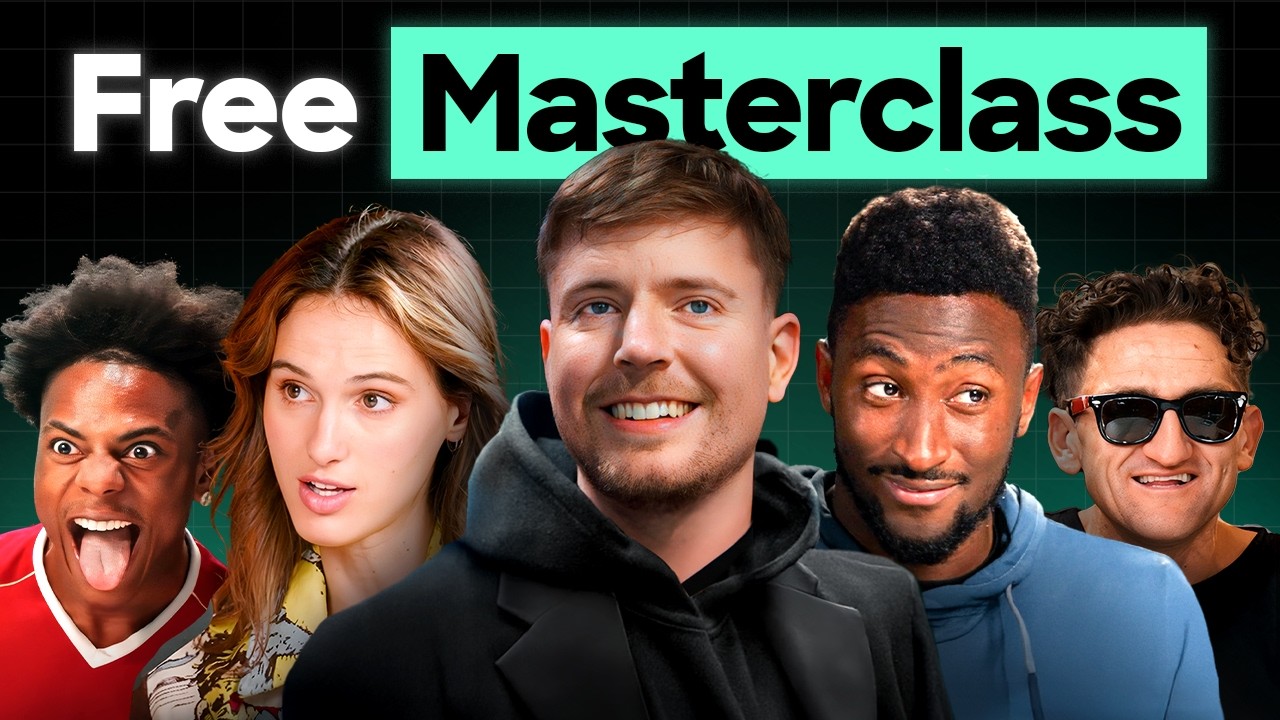 YouTube Masterclass 2025 with MrBeast, MKBHD & Casey Neistat