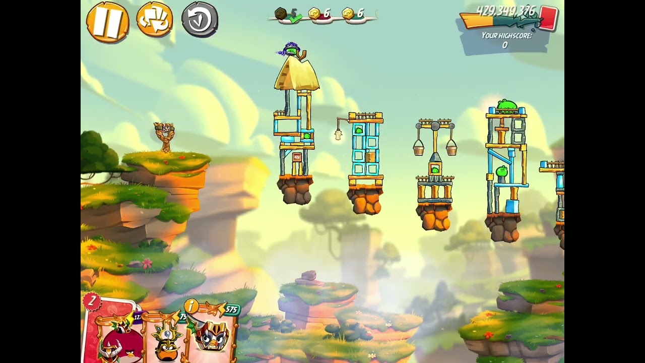 MEBC with 2 Bonus Birds, 8 rm - No Red,Chuck,Matilda,Hal - Mighty Eagle Bootcamp, Angry Birds 2